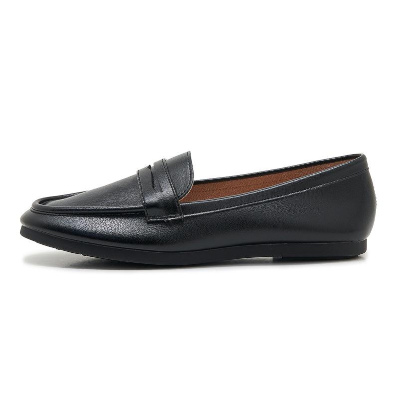 Fashion Women Walking Loafers 2025 New Autumn Fashion Retro Leisure Flats Shoes Comfortable Loafers Outside Slip On Women Flats Shoes