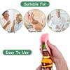 (8pieces) Rubber Bottle Opener Set with Textured Grip Easy Twist Action Secure Opens Container Great for Daily Convenience
