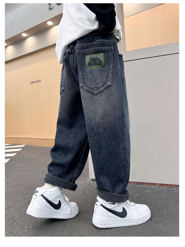 Boys' Trendy Jeans: 2025 Spring/Autumn Style Casual Long Pants for Kids