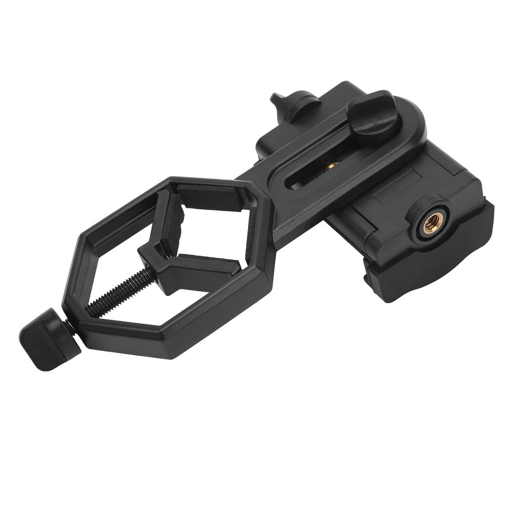 Telescope Phone Mount High Density EVA Light Metal Shell Cellphone Telescope Adapter Mount for 2.4 to 3.9in Wide Phone