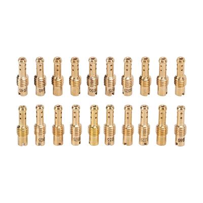 20PCS Carburetor Slow Pilot Jet Kit 12.5?60 Metal Replacement for MIKUNI VM TM TMX Carbs