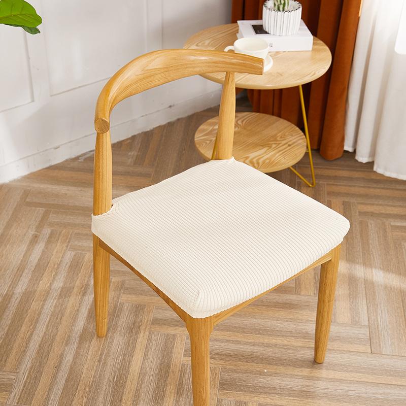 

Чехол для стула из рога для домашнего хозяйства, эластичный универсальный чехол для обеденного стола, скандинавский чехол для офисного вращающегося стула, подушка для табурета 38CM