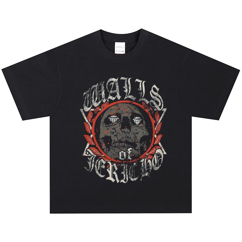 Walls Of Jericho T-Shirt, Soft Fabric Casual Daily Wear XXXXL