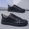 2026 Men's Korean Style White Fashion Sneakers: Trendy, Casual Sports Shoes for Students