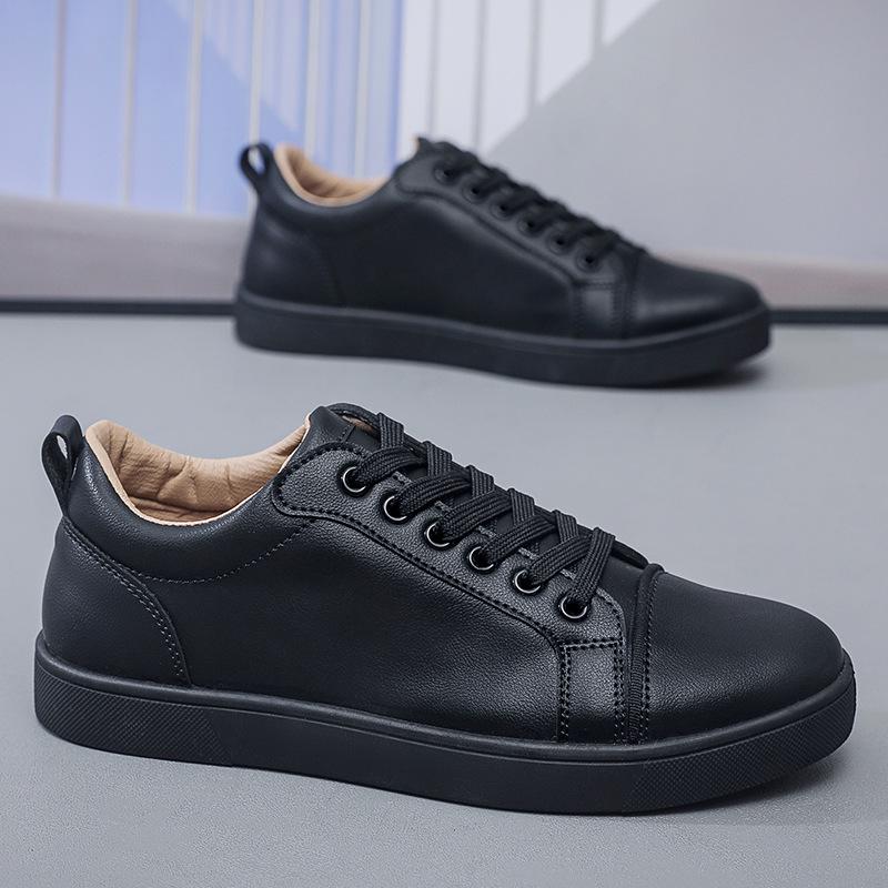 2026 Men's Korean Style White Fashion Sneakers: Trendy, Casual Sports Shoes for Students