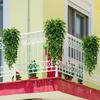 Artificial Hanging Plants Fake Wall Hanging Eucalyptus Plants UV Resistant Plastic Plant Indoor Outdoor Garden Room Decor