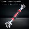 52 in 1 Rotating Ratchet Wrench Ergonomic Nonslip Handle Double Head Wrench for Tight Space and Mechanical Work