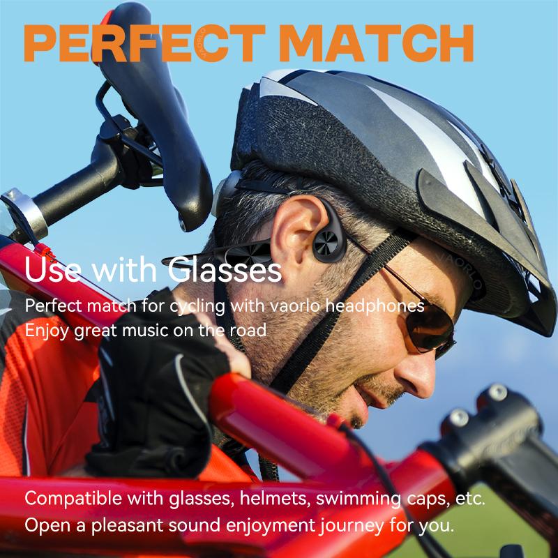 IPX8 Waterproof Bone Conduction Wireless Headphone Bluetooth 5.4+32GB RAM MP3 Player HIFI Music Sports Swimming Headset With Mic