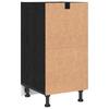 Kitchen Base Cabinet Black Oak Look 40 x 44.5 x 81.5 cm