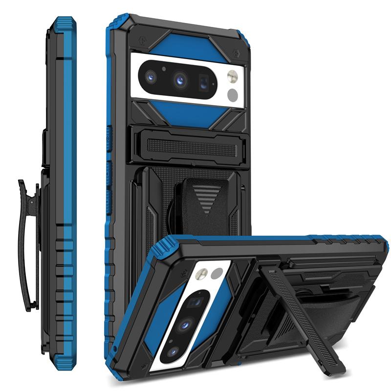 Heavy Duty Armor Case For Google Pixel 9 Pro XL 8 Pro Cover Belt Clip Holster Kickstand Coque Funda