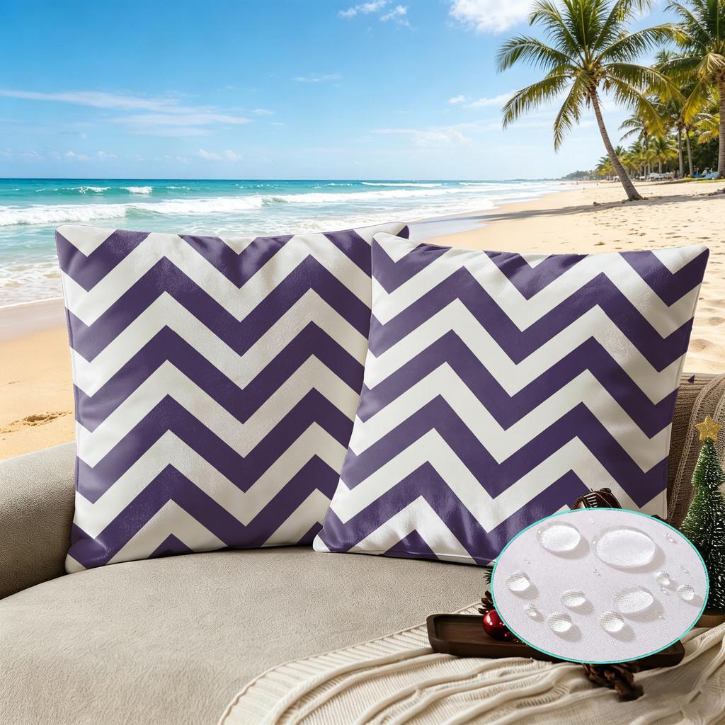 Modern Minimalist Polyester Waterproof Pillow Cover With Digital Print For Living Room Decor