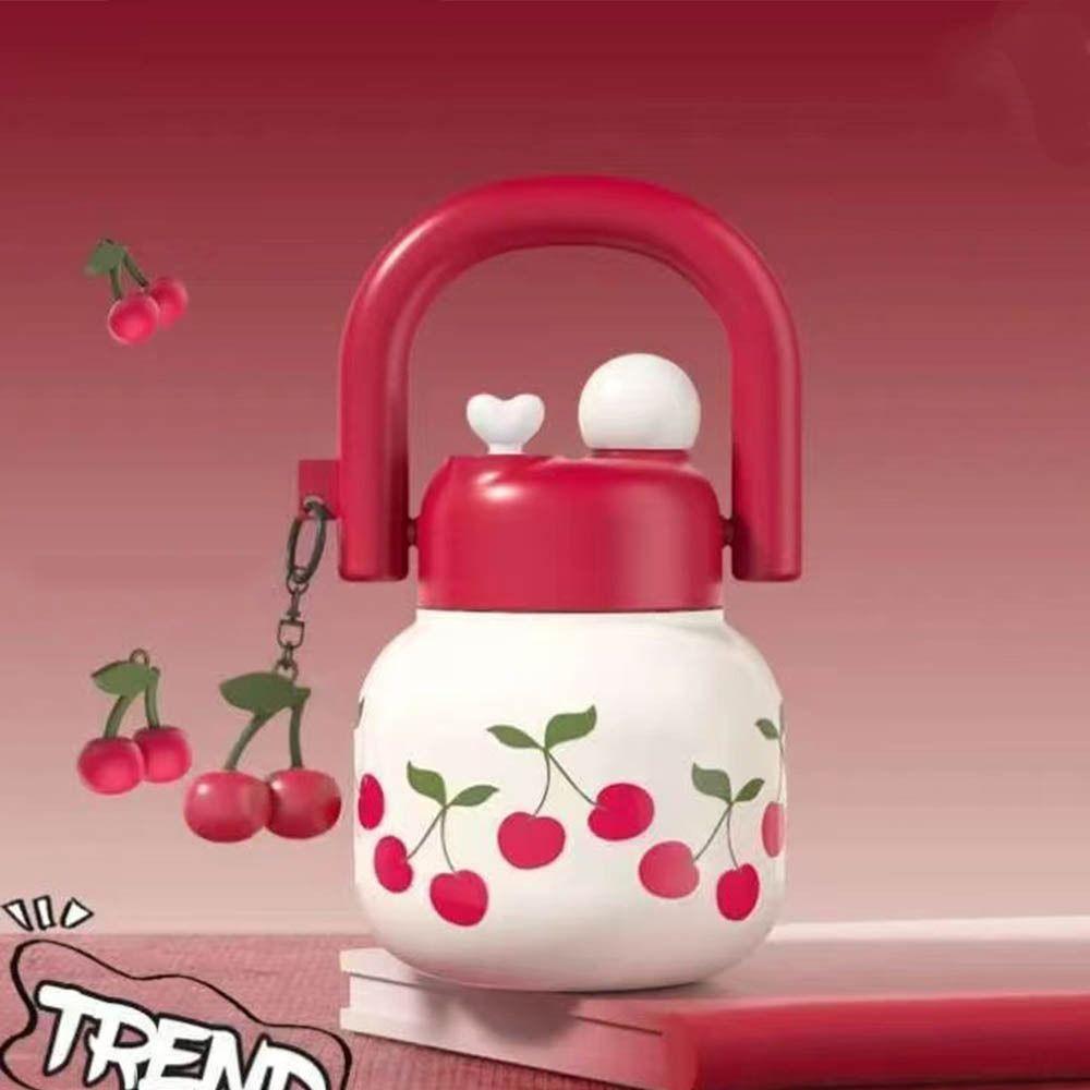 Large Capacity Kids Water Sippy Cup Double Drink Plastic Sippy Cup Straw  Water Bottle  Bubble Tea