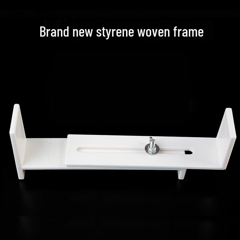 Handmade DIY Rope Weaving Tool: Suction Cup Rack with Solid Wood Frame, Drop-Resistant Plastic for Fixing and Crafting.