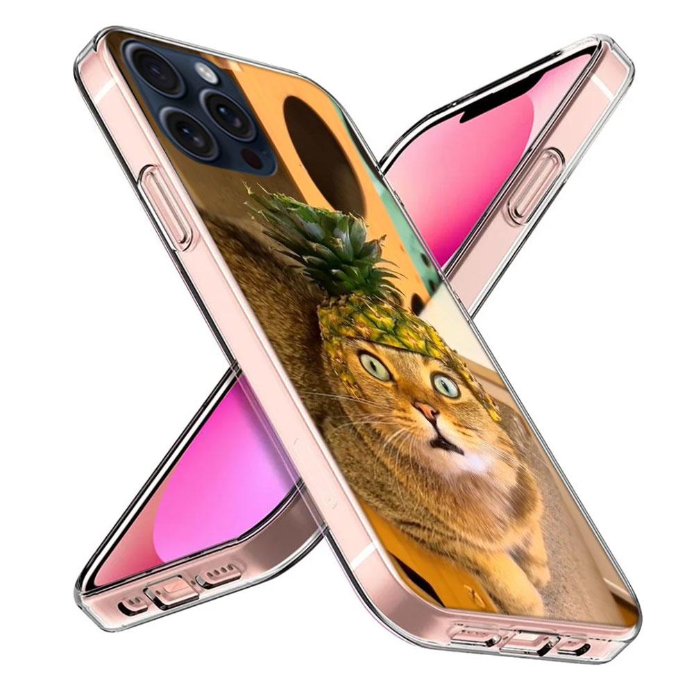 Pet Cat Funny Memes Clear Phone Case For Iphone 17 Air 16 Pro Max 15 Pro 14 Plus 17E 16E 11 13 12 Mini Cover Cases Fundas Cell T