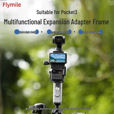 DJI OSMO POCKET 3 Sırt Çantası ve Göğüs Askısı Montajı Uzatma Çubuğu Adaptör Çerçeveli
