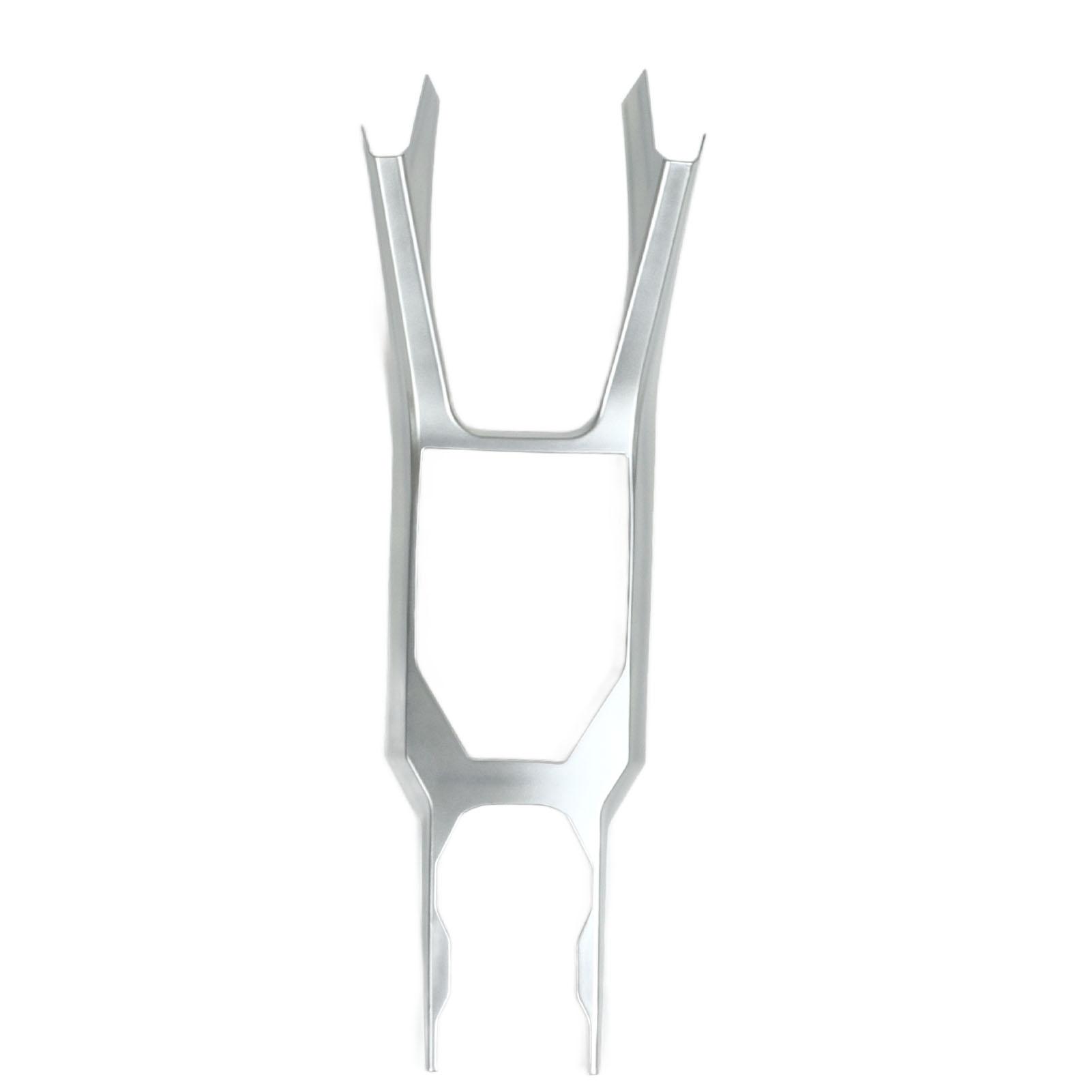 

Gear Shift Frame Cover Silvery Cup Holder Gear Panel Trim Decoration Sticker Replacement for