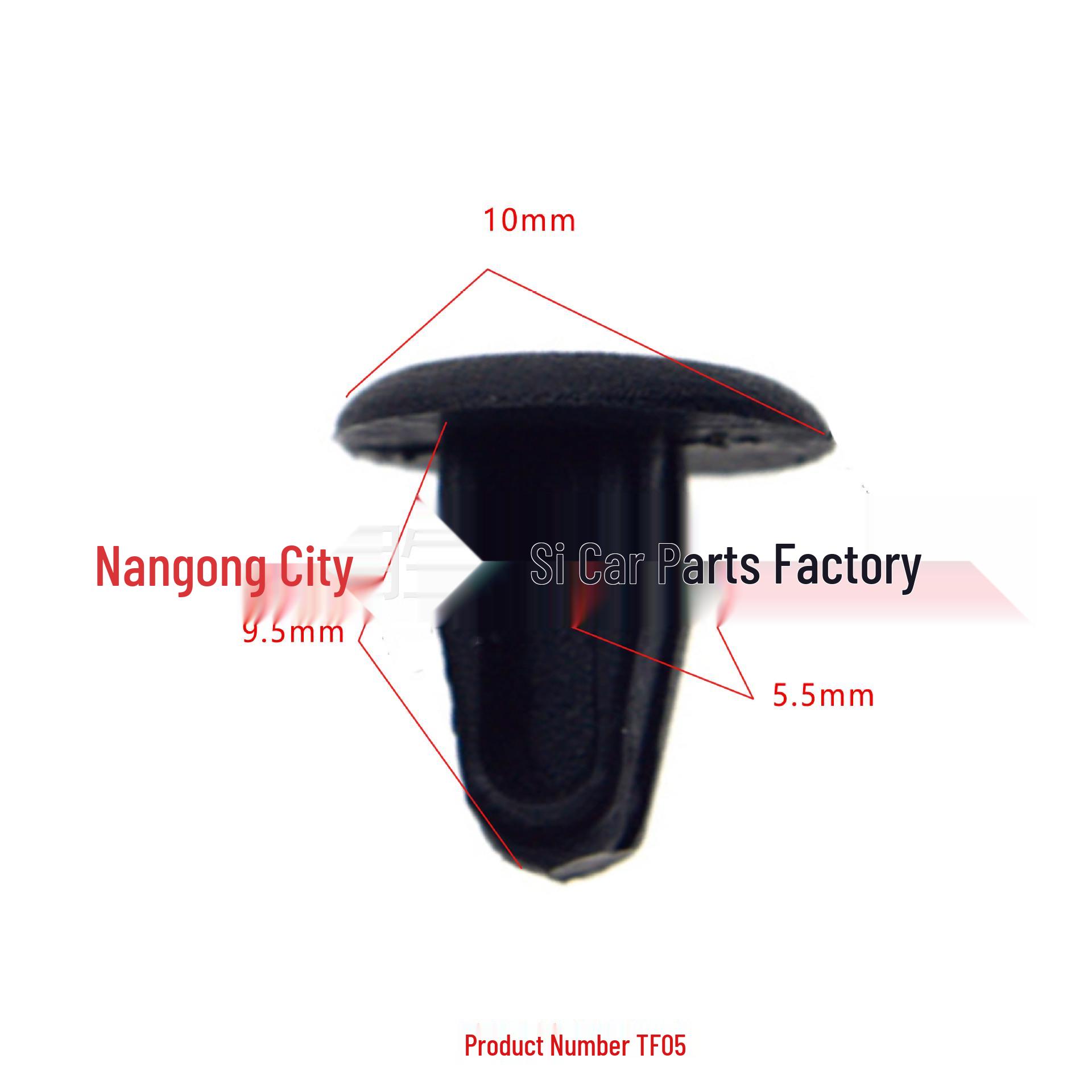 

Honda Car Sealing Strip & Trim Clips Universal Installation Buckles 10000 units