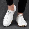 Work  Business Casual  Men  Work Shoes Business Casual Sneakers   Handmade Lac-up Flat  Plus Size Plus Size