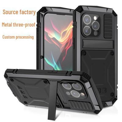 IPhone 15 Anti-Fall Silikonhülle mit Halterung