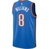 Nike Oklahoma Swingman Jalen Williams Comfortable Soft Breathable Sleeveless Basketball Jersey Unisex jerseys Blue DN2147-403