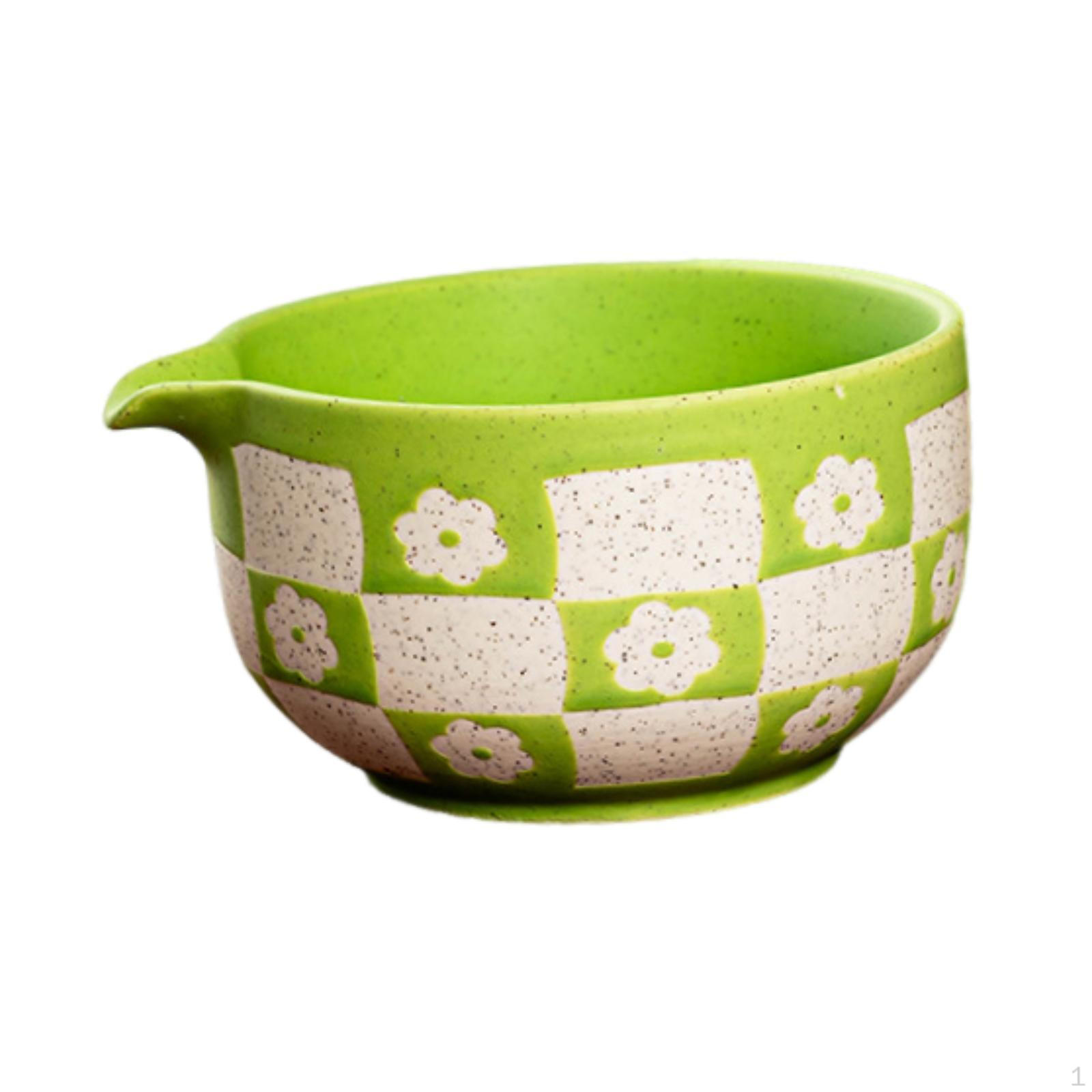 

Керамическая чаша для матча Чаван Дом Офис Портативный Подарок для друга/семьи Аксессуары Традиционный чай Green