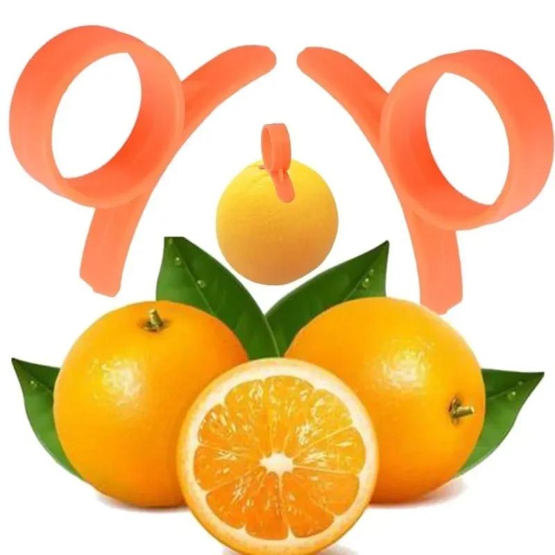 Creative Ring Orange Peeler Fruit Peeler Plastic Orange Fruit Opener of Kitchen  Simple and Easy To Use