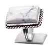Howlite Natural Gemstone Antique Silver Plated Ring US Size-7 R 5279