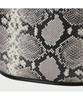 Irowomen Zyke Python Snakeskin Big Tote Bag - Black Pattern