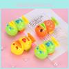 Mini Cartoon Plastic Duck Toy With Rolly Function Kids Interactive Play Car