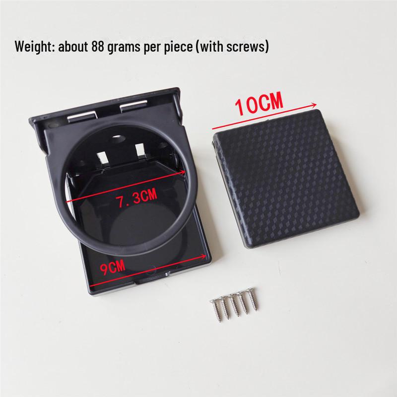 Suport pentru pahare auto și suport de depozitare pliabil, retractabil, montat pe perete