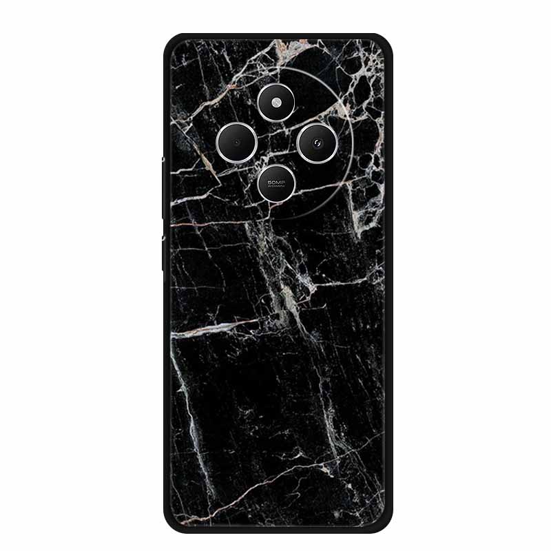 For Xiaomi Poco C75 Case PocoC75 Coque Black Silicone Soft Phone Case For Redmi 14C 14R A3 Pro Back Cover Case Redmi14C 14 C Bag