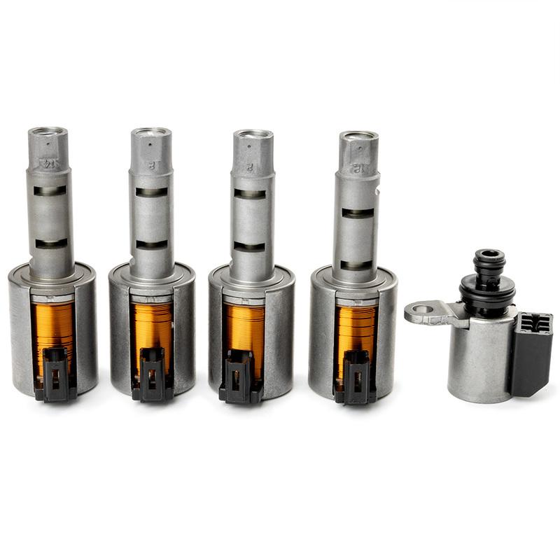 5 Stück/Set Getriebesolenoid-Kit JF015E RE0F11A CVT Für Nissan Tiida Sylphy Sentra Versa Sunny Ventilgehäuseteile