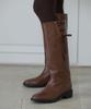 Loulouseoul Long Eyelet Boots (Brown)