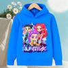 Kapuzenpullover Sweatshirts Mädchen Kinder Cartoon-Druck Mädchen Mode Hoodie Bequem Lässig Kinder-Oberteil