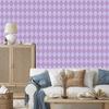Pastel Diamonds Wallpaper Lavender and Purple for Living Room and Bedroom 50x1000