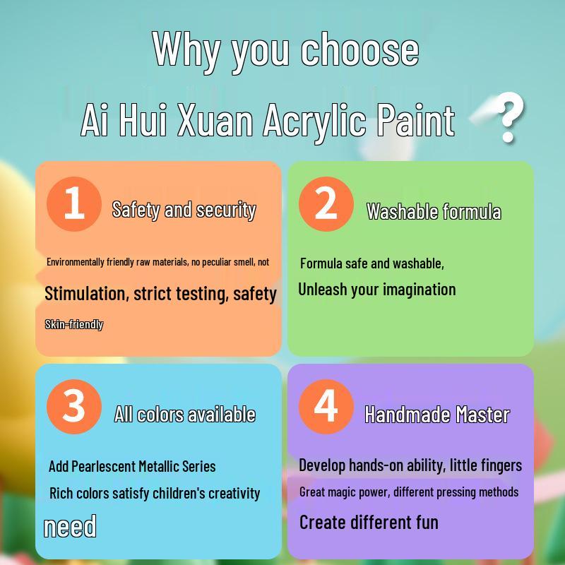 100ml Acrylic Paint for Plaster Doll, Fluid, Graffiti, Wall & Art Painting