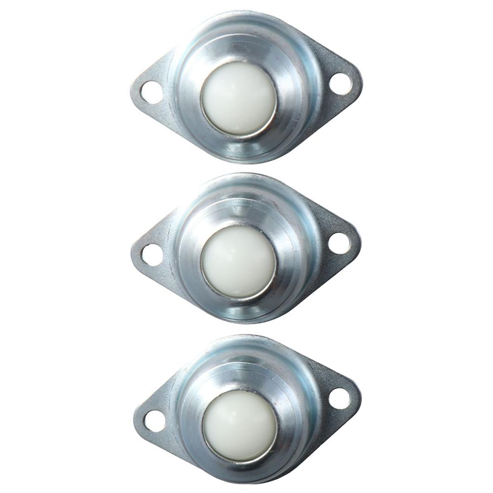 6Pcs Carbon Steel + Nylon Roller Ball Transfer Bearing Transmission Furniture