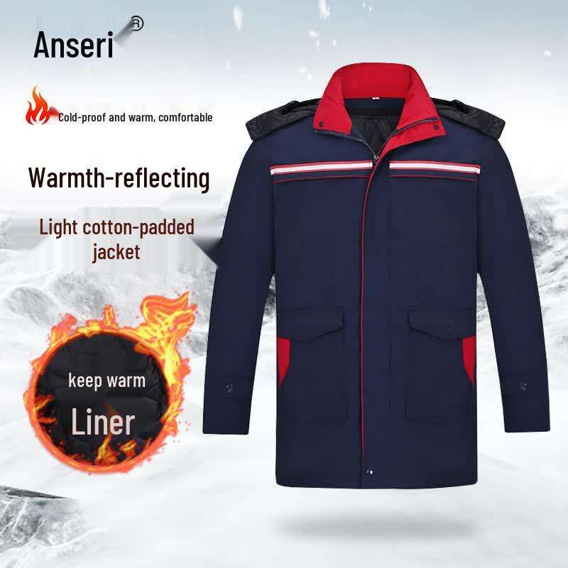 Thickened Reflective Winter Work Jacket