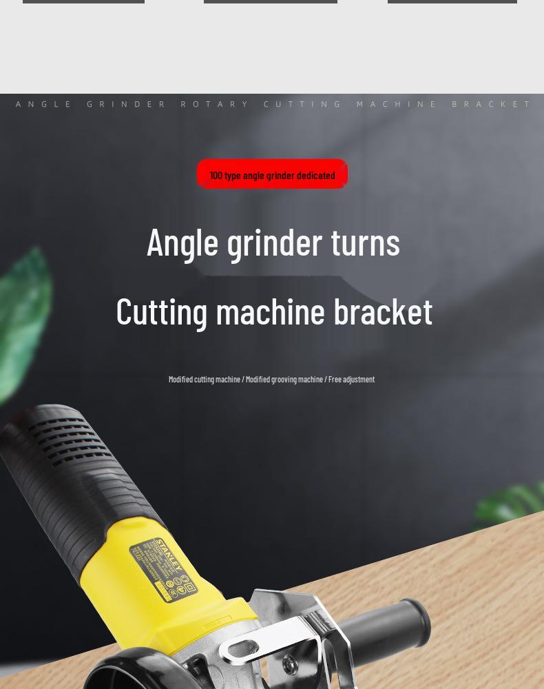 Angle Grinder to Cutting Machine Conversion Stand