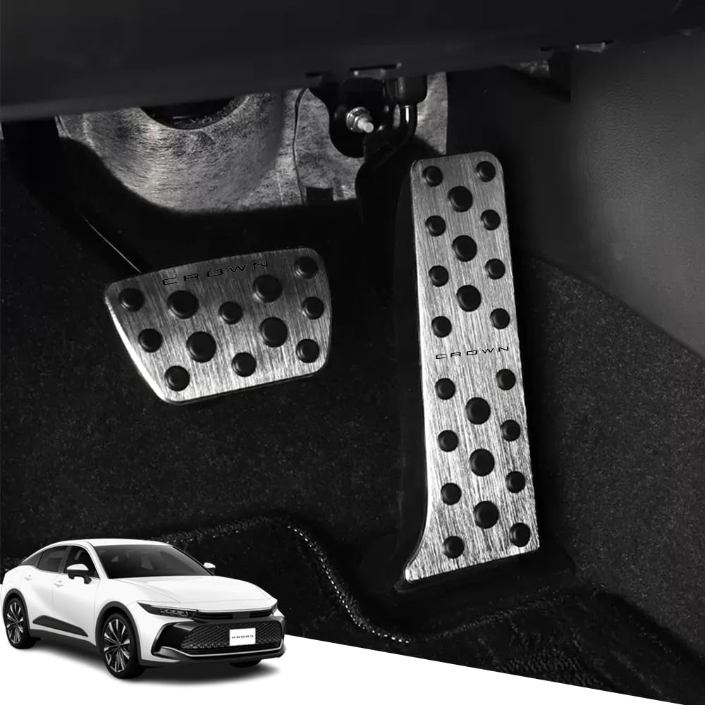 

Hearsheng aluminum alloy foot pedal covers for the new Crown 30 new Crown Crossover 35 and new Crown Sport 30 Customizing the dressing up the and Easy