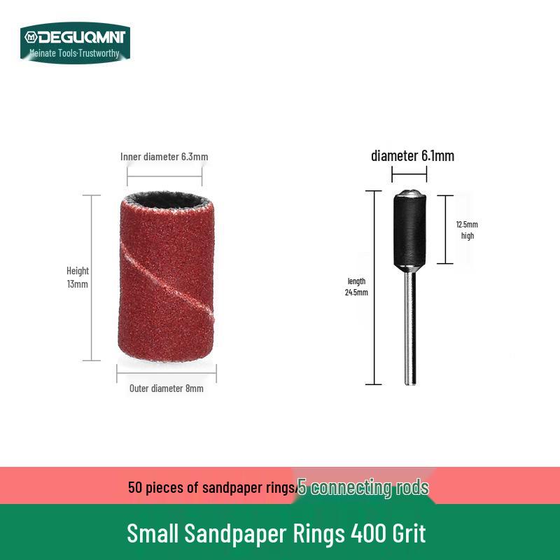 Electric Grinder Sandpaper Ring & Polishing Tool for Wood, Nails, Metal, Rust, Bodhi Peeling