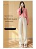 Petite Women's Velvet Corduroy Wide-Leg Pants: Thick, Slimming, Versatile and Casual for Autumn and Winter