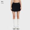 New Pleated Leg Length Yoga Shorts Skirt Women's Fake Two Anti-light Tennis Sports Skirt S