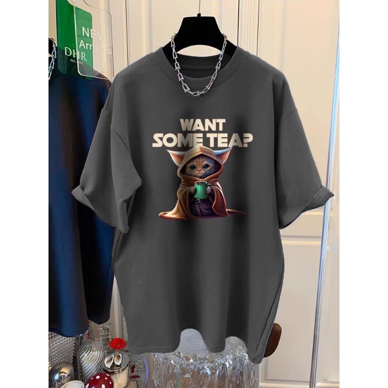 

Футболка из чистого хлопка с короткими рукавами для женщин на весну и лето, новая свободная и утягивающая майка-топ для живота M