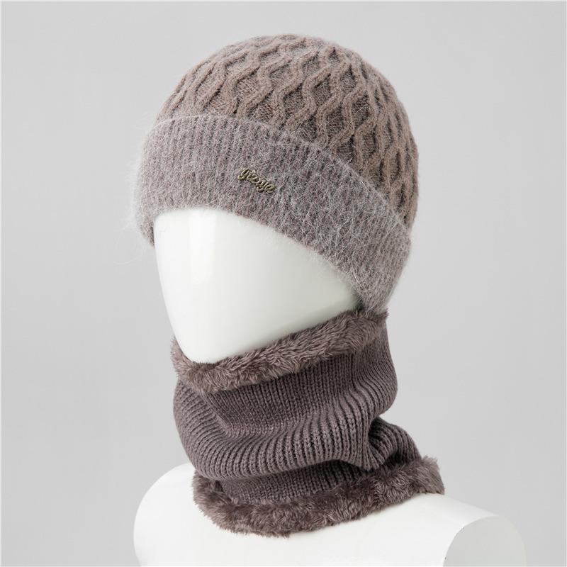 Winter old hat women's warm ear protection wool hat fleece knitted hat cold hat
