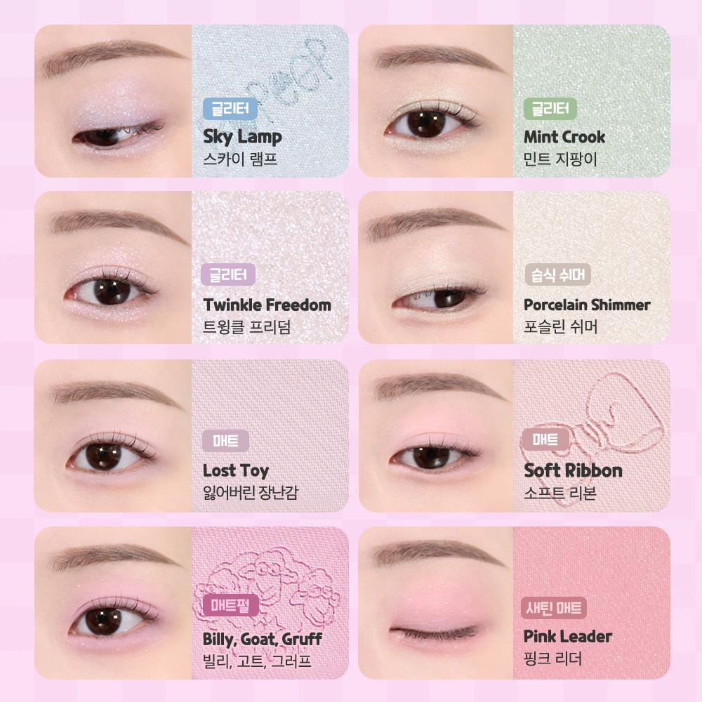 CLIO Pro Eye Palette Air 19 Bo Peep’s Freedom – Toy Story Limited Edition Eyeshadow Palette (+ Mesh Pouch Gift)
