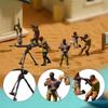 6 Miniature Figures At 1:64 Scale, Diorama Scenery, Decoration for Role-Playing Games, Indoor DIY