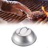 Stainless Steel Pan Lid Cover Kitchen Tool Burger Steak Protection BBQ Pot for Outdoor