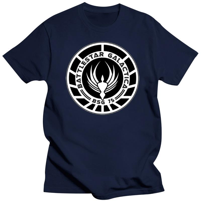 Summer T Shirt For Unisex Humor Tshirt Funny T Shirt Unisex Novelty Tshirt Battlestar Galactica Galactica Badge Tshirt Casual Tees