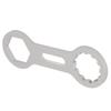 Bicycle Front Fork Wrench Silver Lightweight Rugged Rustproof Mountain Bike Front Fork Spanner for Mechanical Front